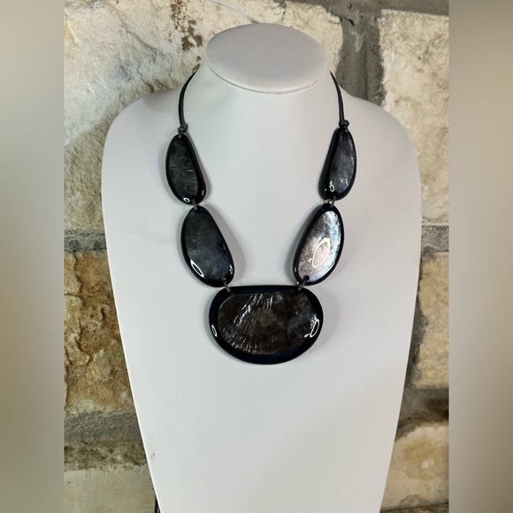 Style & Co. | Jewelry | Huge Styleco Abalone Shell Necklace | Poshmark